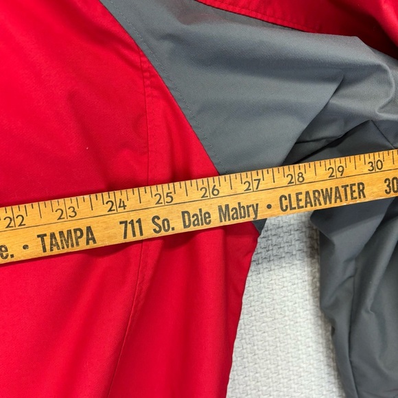 Columbia Jacket Mens XL Red Waterproof Interchange Hooded Winter Coat Outdoors - Picture 10 of 11